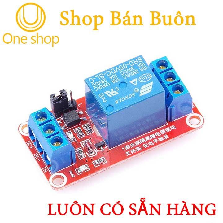 Module Relay 5VDC 1/2/4/8 Kênh High Chất Lượng