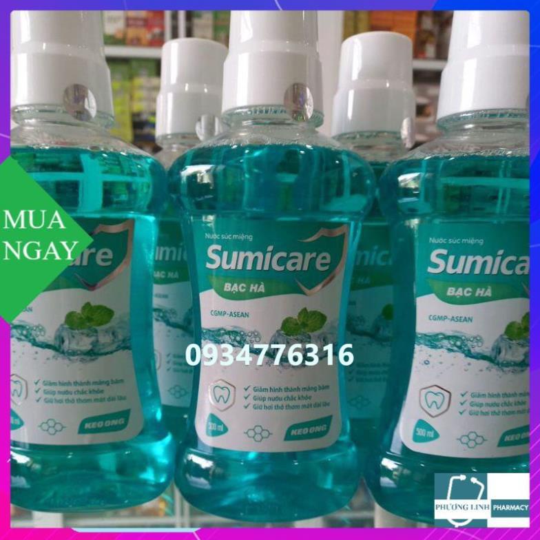 nước súc miệng keo ong bạc hà sumicare