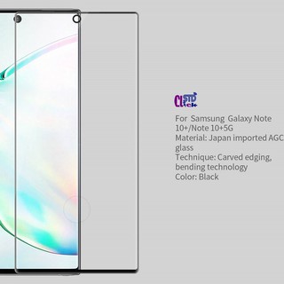 Kính cường lực Galaxy Note 10 / Note 10 Pro / Note 10 Plus Nillkin CP+ Max