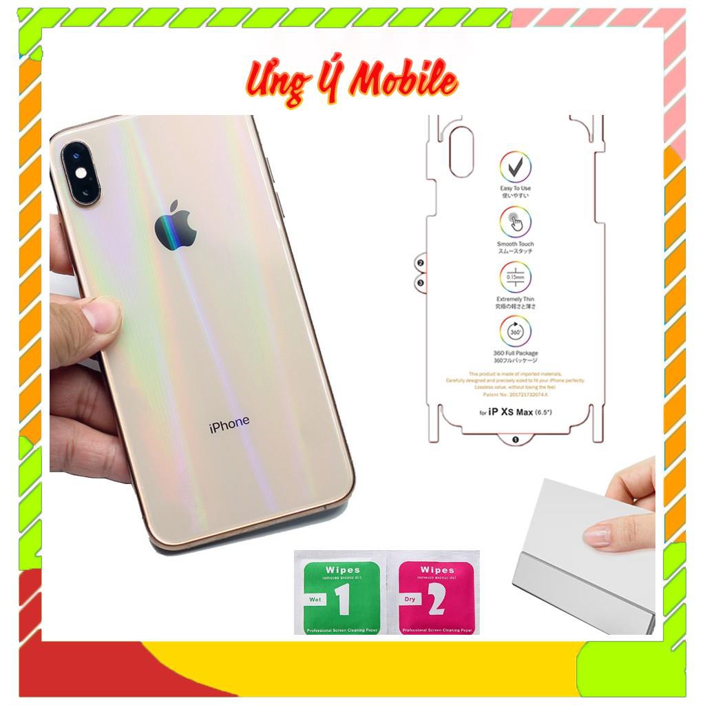 Miếng dán PPF mặt sau lấp lánh - tặng phụ kiện 6/6s/6plus/7/8/7plus/8plus/x/xs/xs max/11/11promax - UYM2 Case K5-1