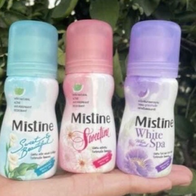 Lăn khử mùi Mistine hương hoa 35ml chính hãng Thái Lan