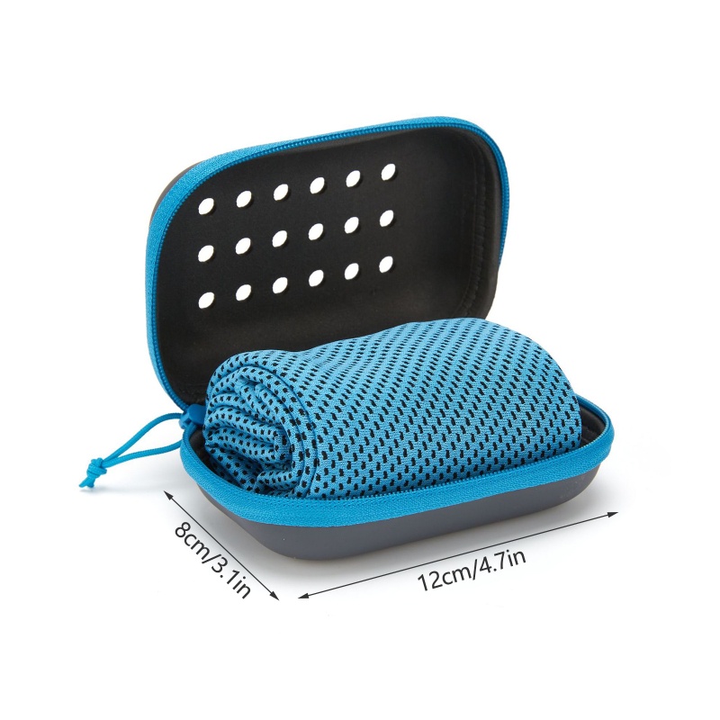 Khăn Lau Mồ Hôi Thoáng Khí Mềm Mại Nhanh Khô Kèm Hộp Đựng Tiện Lợi