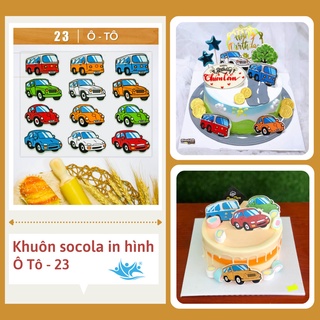 Khuôn đổ socola nhiều hình trang trí