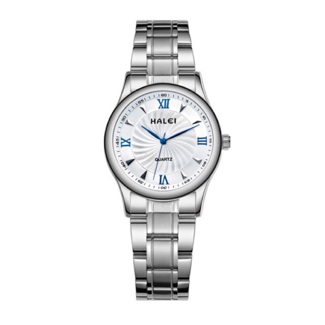 [Ảnh chụp thật] Đồng Hồ Nữ Mặt Kính Chống Xước Chính Hãng HALEI 489