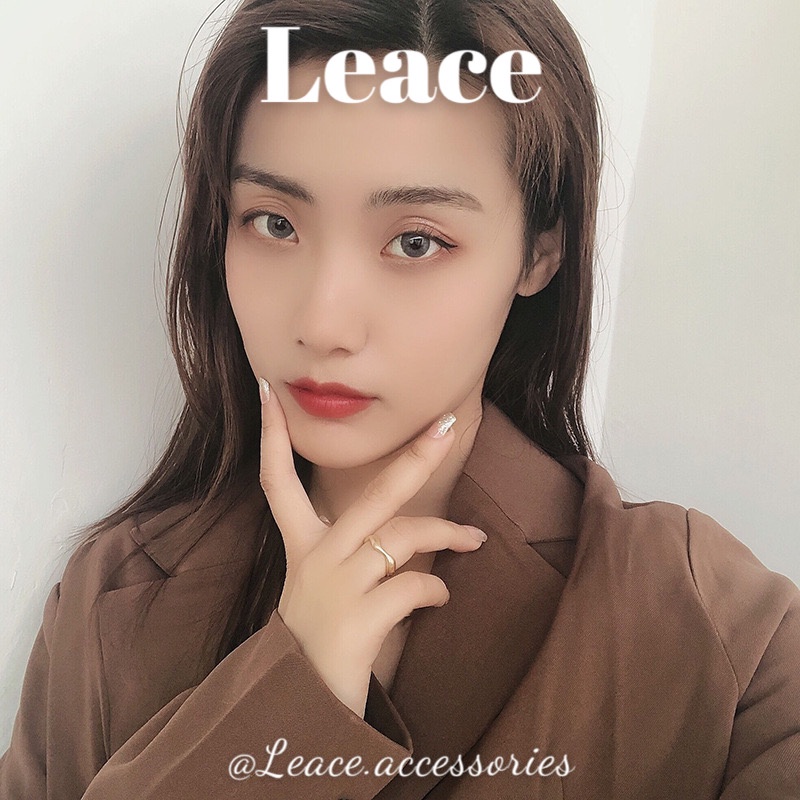 Nhẫn lượn sóng phong cách sang trọng R019 Leace.accessories