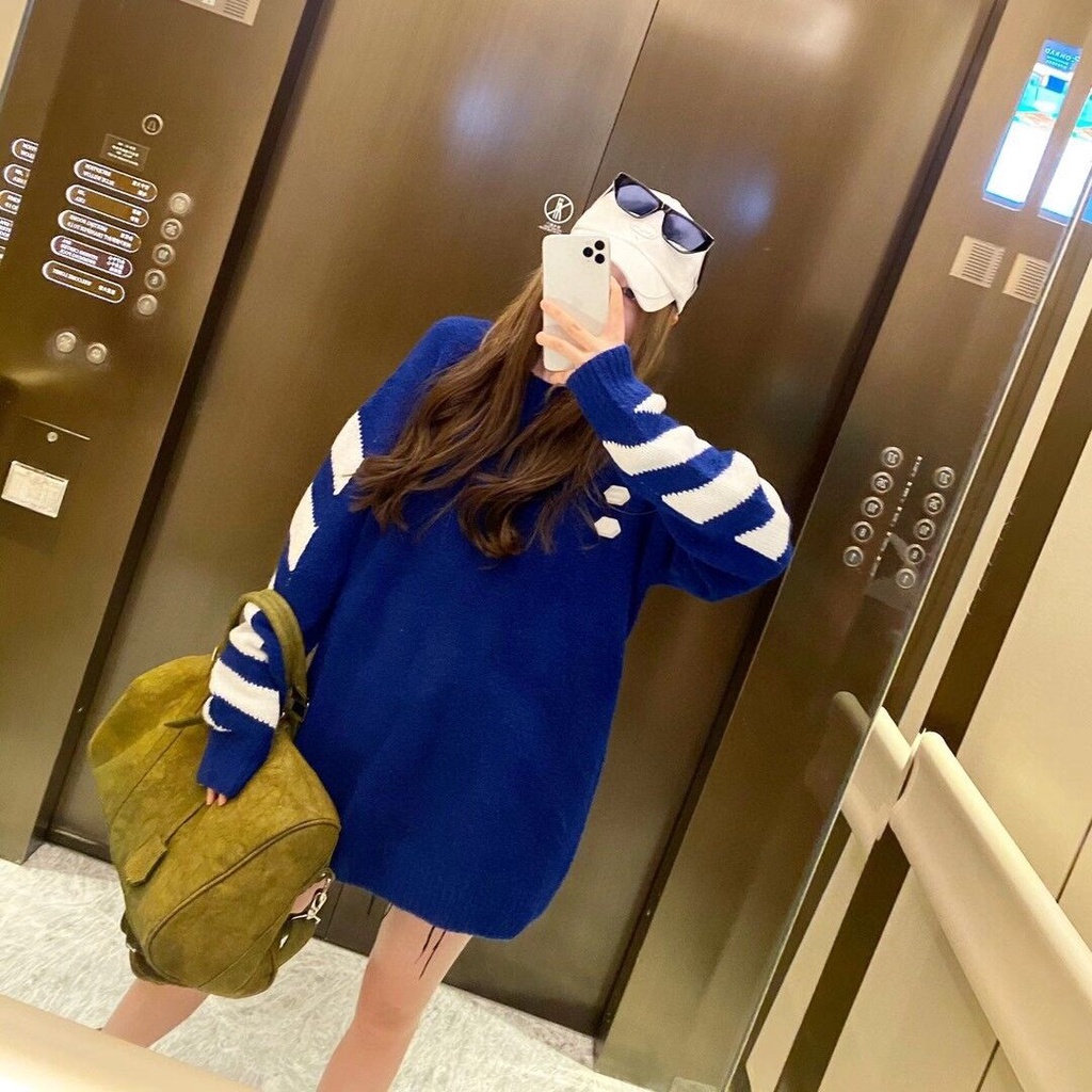 Áo khoác sweater dáng rộng thời trang mùa thu 2022 xinh xắn cho nữ