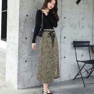 CHÂN VÁY DA BEO XẾP LY CAO CẤP