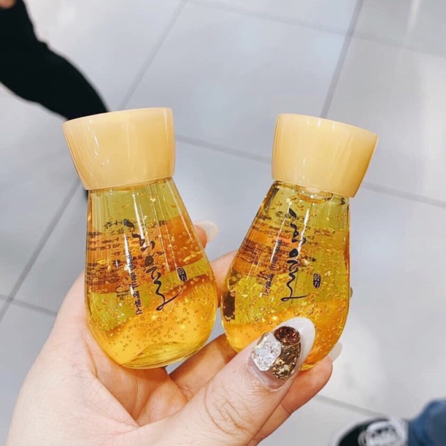 Cặp Tinh Chất Chống Lão Hóa Vàng 24K Lebelage Yul Premium Gold Essence 30ml