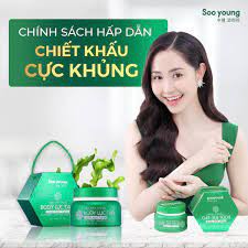 Body Lục Tảo Soo Young NHẬT BẢN , Trắng Mịn Mềm Mướt Da( CHÍNH HÃNG 100%)