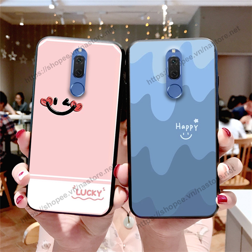 Ốp lưng Huawei Nova 2i mặt cười, họa tiết caro đơn giản đẹp cute