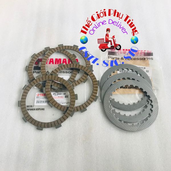 Bộ lá bố nồi - lá sắt Exciter 150 - MX King - Ex150 Zin Yamaha Indo - 2PV-E6321-00/ 2PV-E6324-00