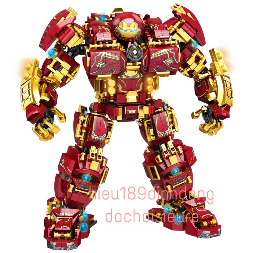 Lắp ráp xếp hình siêu anh hùng 60030 : bộ giáp Hulkbuster