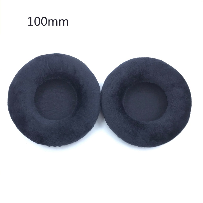 ✿ 2Pcs/1Pair Velvet Universal Headphone Cushions Replacement Ear Pads Cushion 70mm 90mm 60mm-110mm For All Earphone Headphones