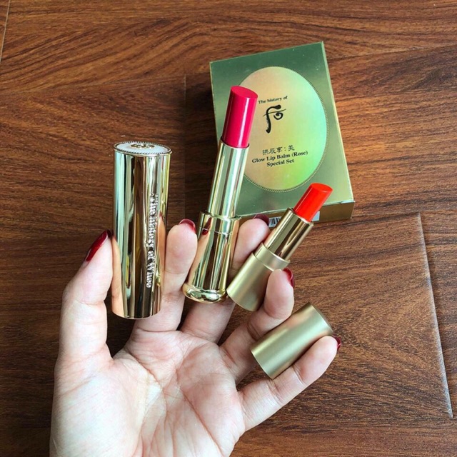 Set Son Whoo Glow Lip Balm Đông Y Cao Cấp date 2022