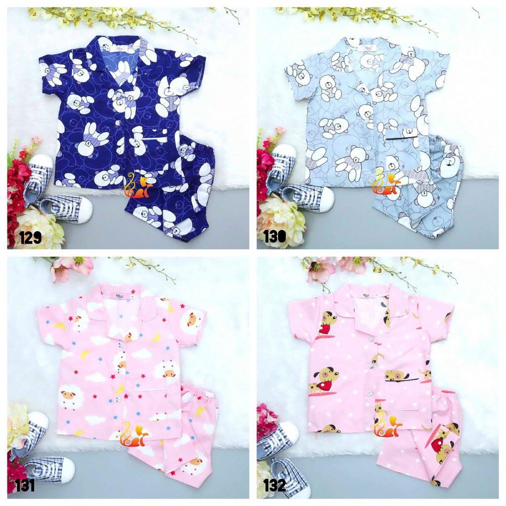 Size số 4 - Đồ Mặc Nhà &quot;Quần Đùi&quot; Pijama Kate Thái - Cho Bé 13 - 17kg. Từ 2 tuổi - 4 tuổi (Phần 7)