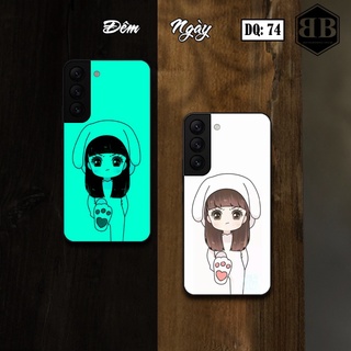 Ốp lưng kính Dạ Quang Samsung Galaxy S22 / S22 Plus phát sáng trong đêm bao đẹp