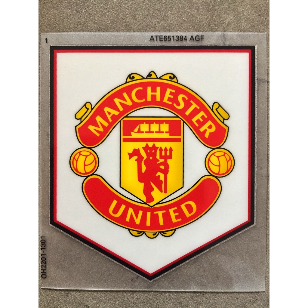 Decal in nhiệt Manchester United Đỏ Vàng Trắng
