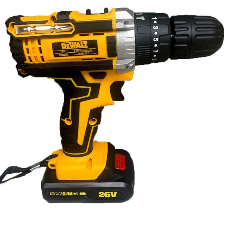 Máy Khoan Pin Dewalt 26V, Máy Khoan Cầm Tay Bắt Vít Kèm Bộ Phụ Kiện 24 Món