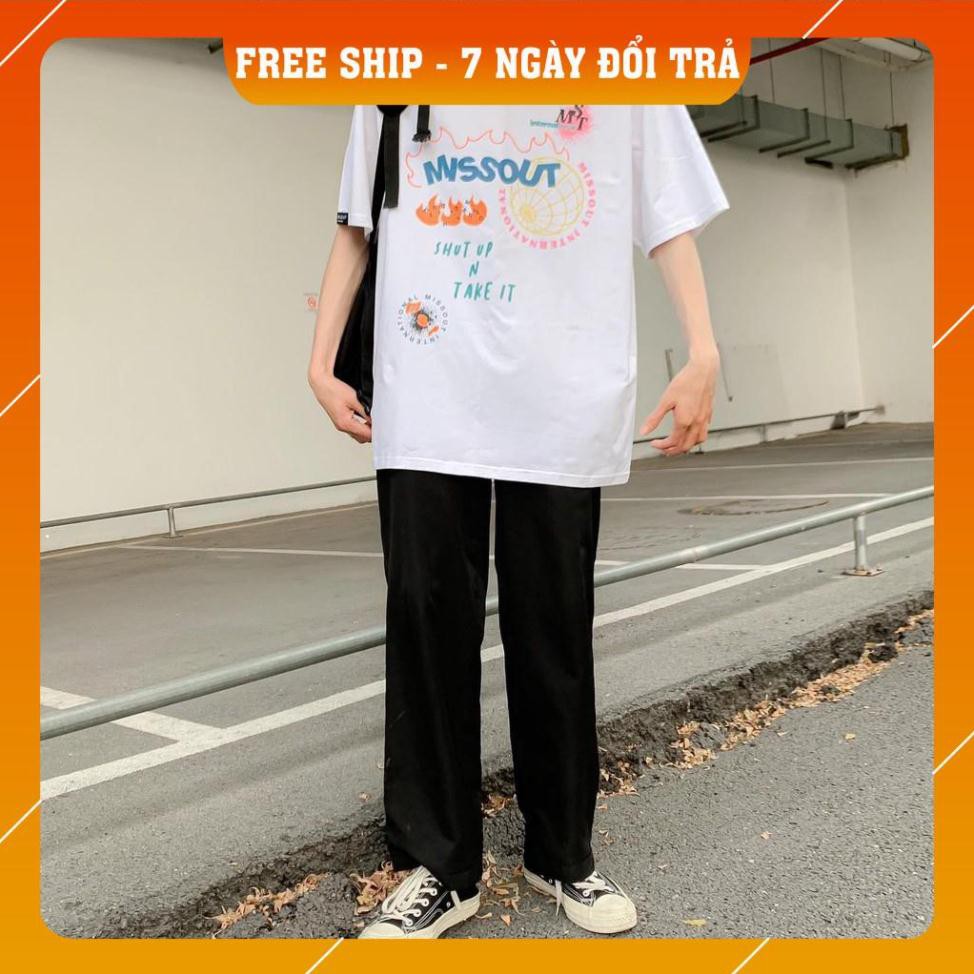 Áo thun tay lỡ form rộng nam nữ missout TEE MST SQUAD nam nữ Full Tag tay cổ | BigBuy360 - bigbuy360.vn