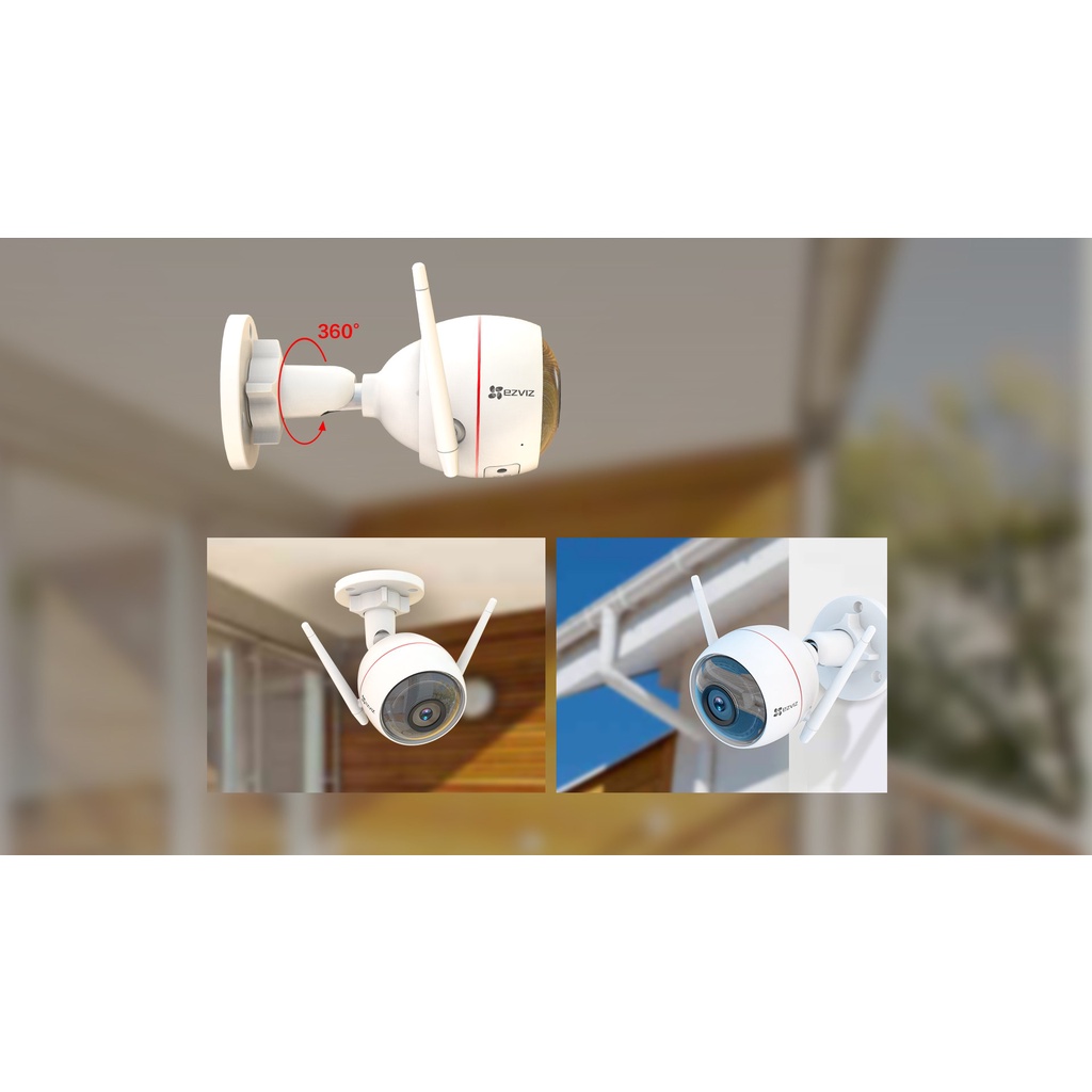 Camera IP Wifi Thân EZVIZ C3W CS-CV310 1080P, 720P, C3W 1080P Full Color(Có Màu Ban Đêm), C3WN, Hàng nhập khẩu