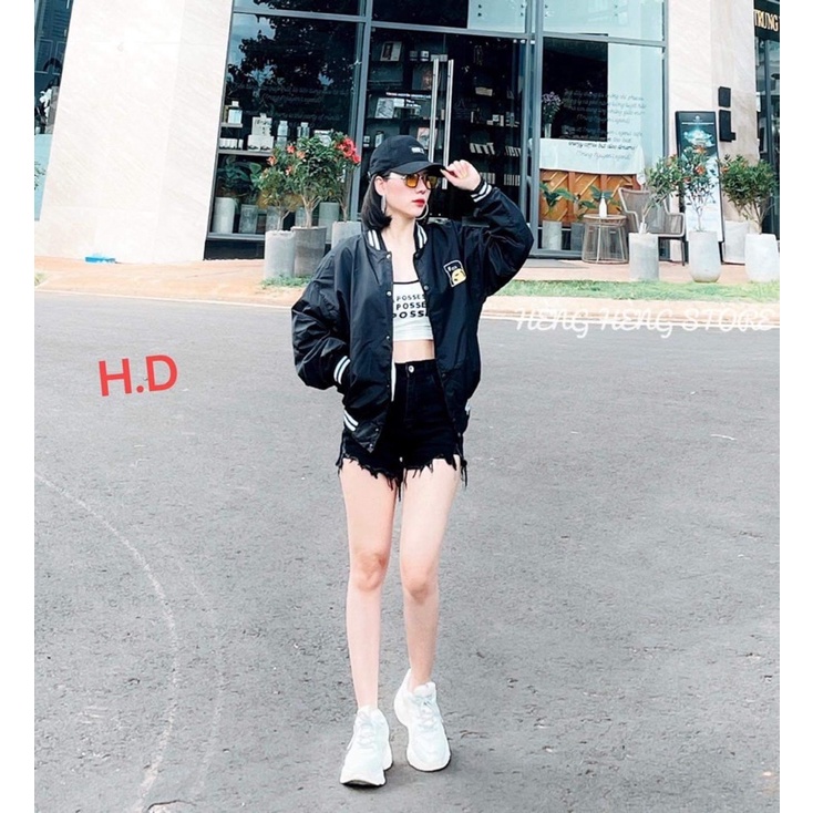 Áo khoác bomber mặt cười BKAR HĐ12