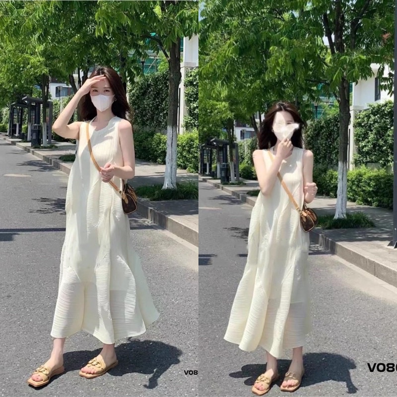 VÁY SUÔNG SÁT NÁCH ĐUÔI CÁ DÁNG DÀI