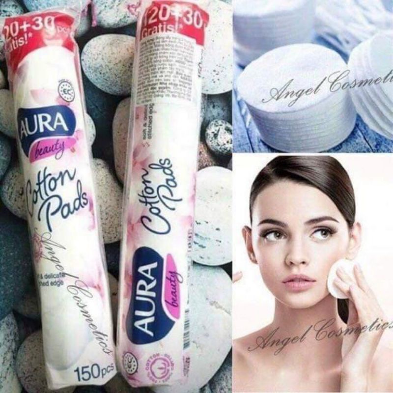 BÔNG TẨY TRANG URA 150 MIẾNG