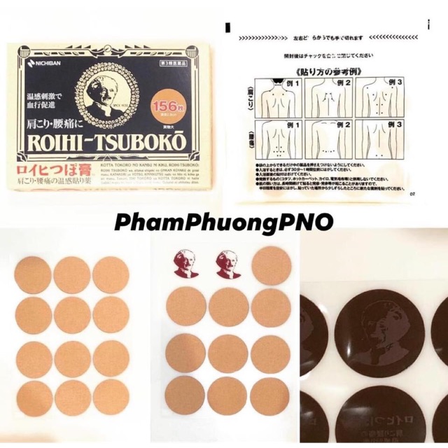 Cao dán nhức mỏi Roihi Tsuboko