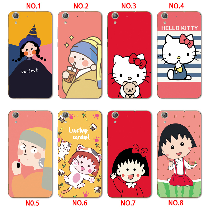 Huawei Y6 Y5 Y3 II/Honor 5A 5X 5C 6A Pro/Play 5/Holly 3 INS Cute Cartoon Hello Kitty Soft Silicone TPU Phone Casing Lovely Funny Painting Graffiti Case Back Cover Couple