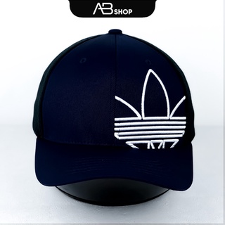 Mũ lưỡi trai adidas kẻ logo bự