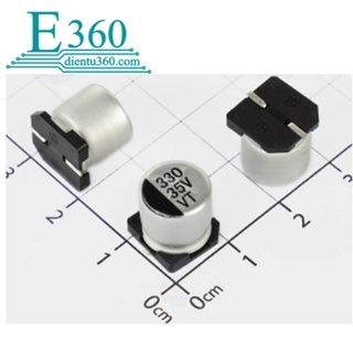 Tụ nhôm 330uf 35v 10x10.5