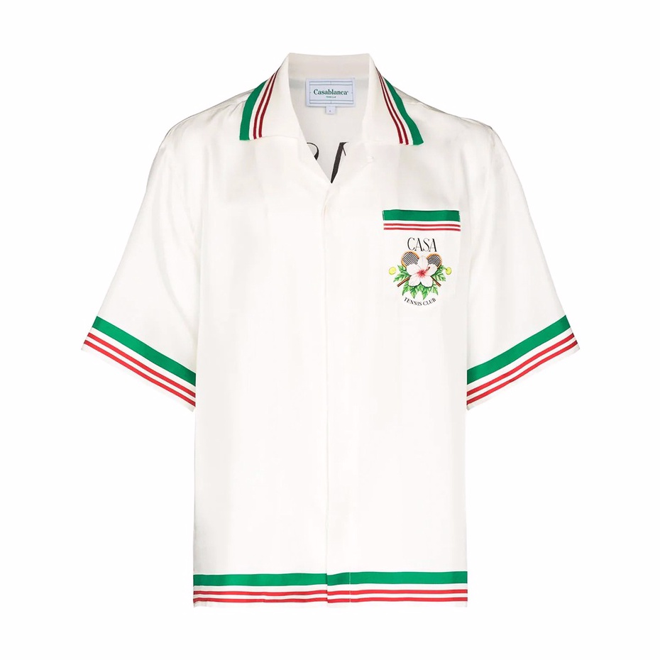 Áo sơ mi Casablanca tennis club shirt ss21