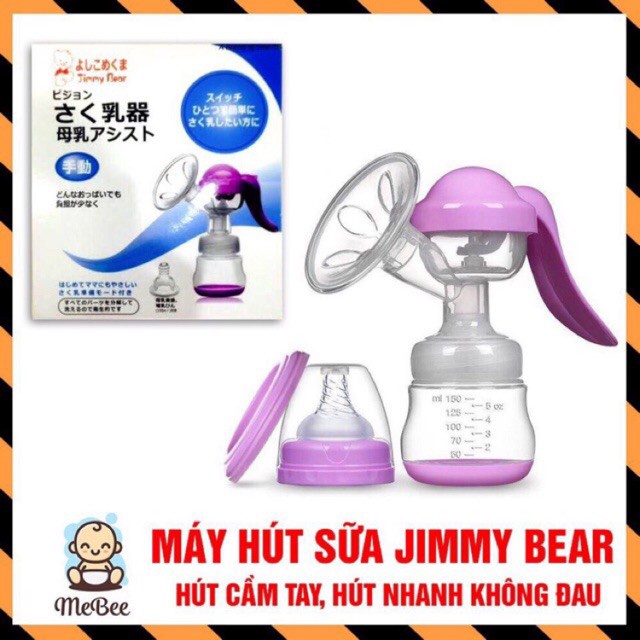 Máy Hút Sữa Bằng Tay Jimmy Bear Nhật FULL BOX