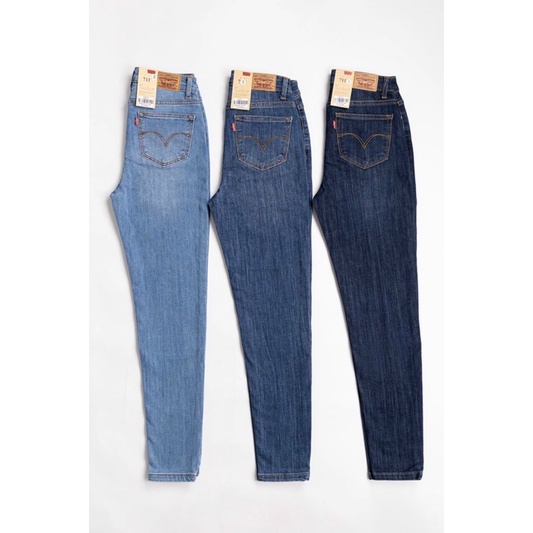 Quần Jean nữ skinny Levis cào, vnxk