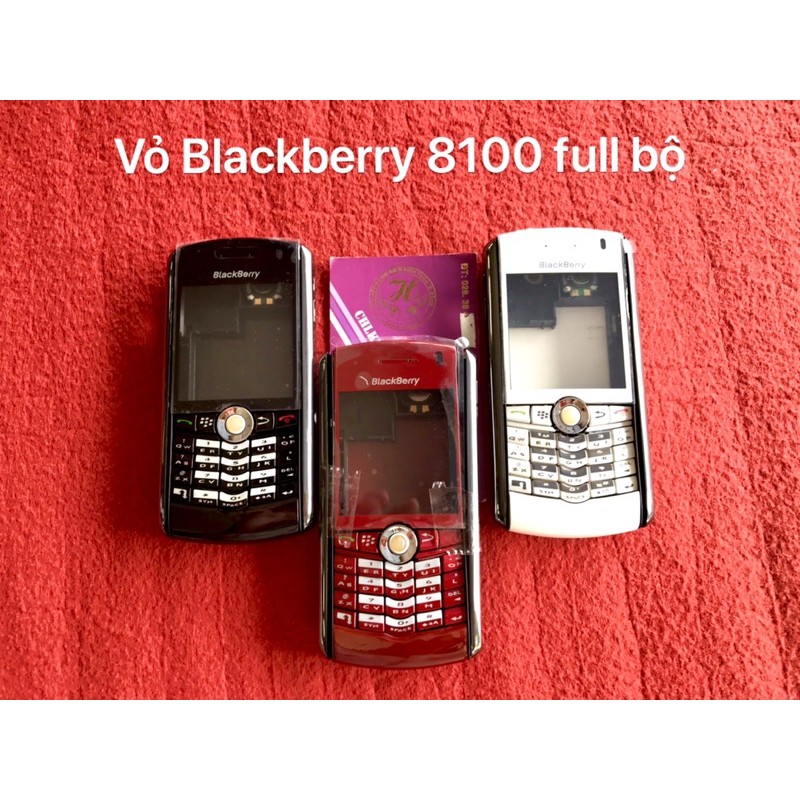 Vỏ blackberry 8100 bộ zin-mới 100%