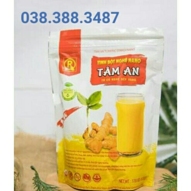 Tinh bột nghệ nano Tâm An 500g Đại lý sp Tâm An