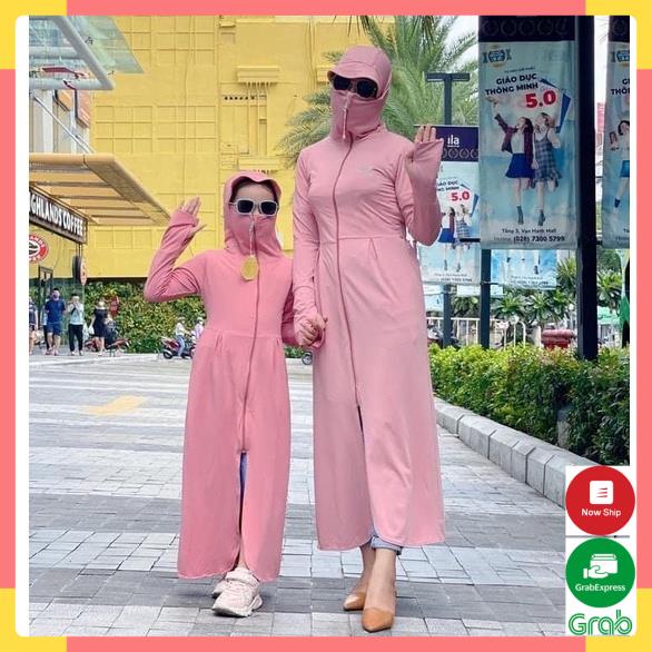 [HOT SALE] 🥊MUA 2 GIẢM 30K🥊Áo Chống Nắng Vải Thông Hơi Cao Cấp Siêu Thoáng Mát -Váy Chống Nắng Toàn Thân #May.shop