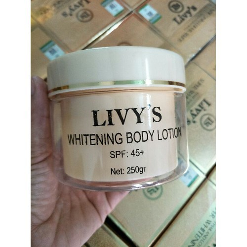 Kem body trắng da LiVy's chính hãng Thái Lan 250gr