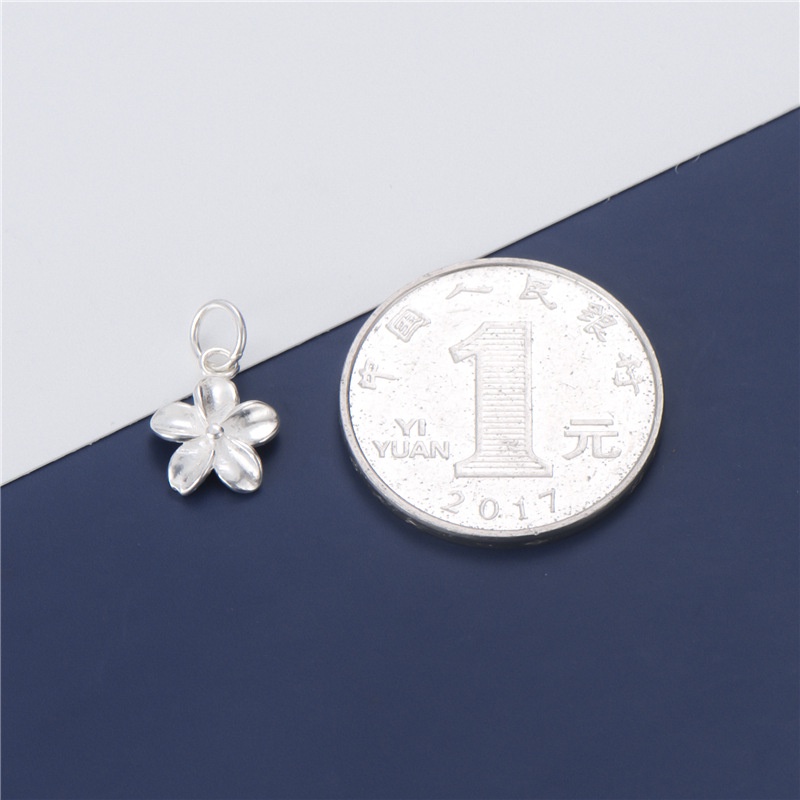 Mặt Dây Chuyền Bạc S925 Hình Hoa Xinh Xắn