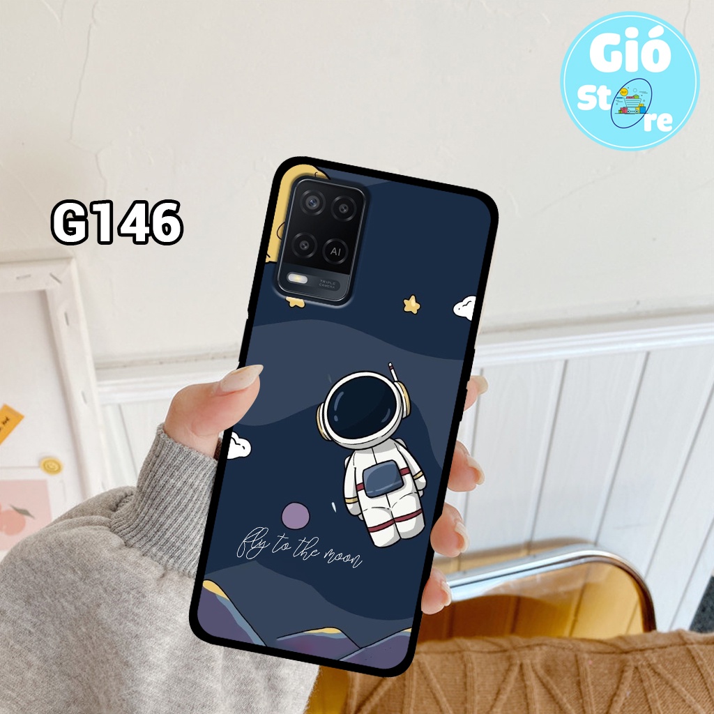 Ốp lưng OPPO A54/ A55 - Ốp điện thoại OPPO in hình vũ trụ, phi hành gia,lưng nhựa cứng viền dẻo