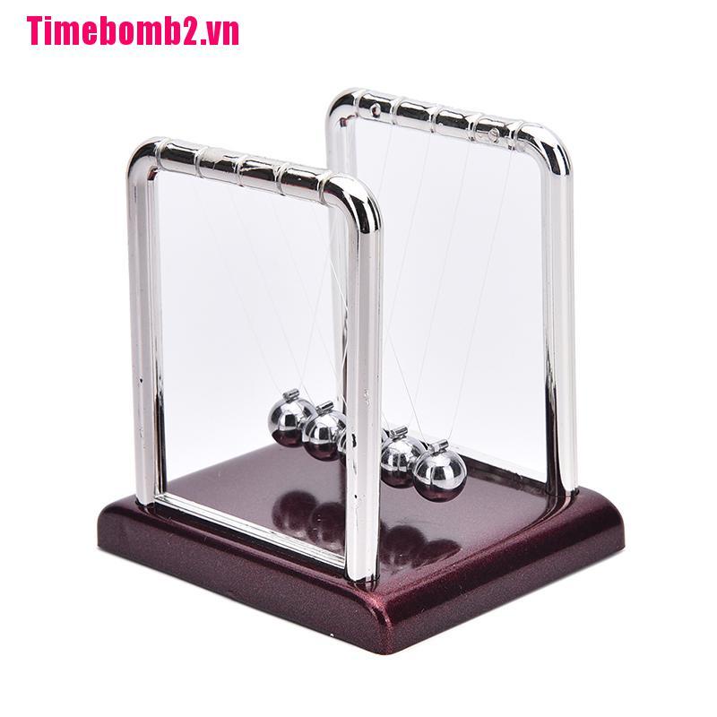 (Timebomb &amp; Hot) Đồ Chơi Newton Để Bàn Trang Trí Bằng Thép