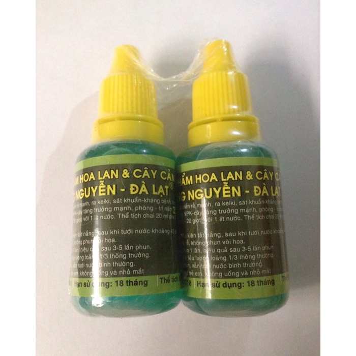 SET 2 CHAI Chế phẩm hùng nguyễn - Siêu ra rễ, kích keiki, trừ nấm chuyên cho phong lan