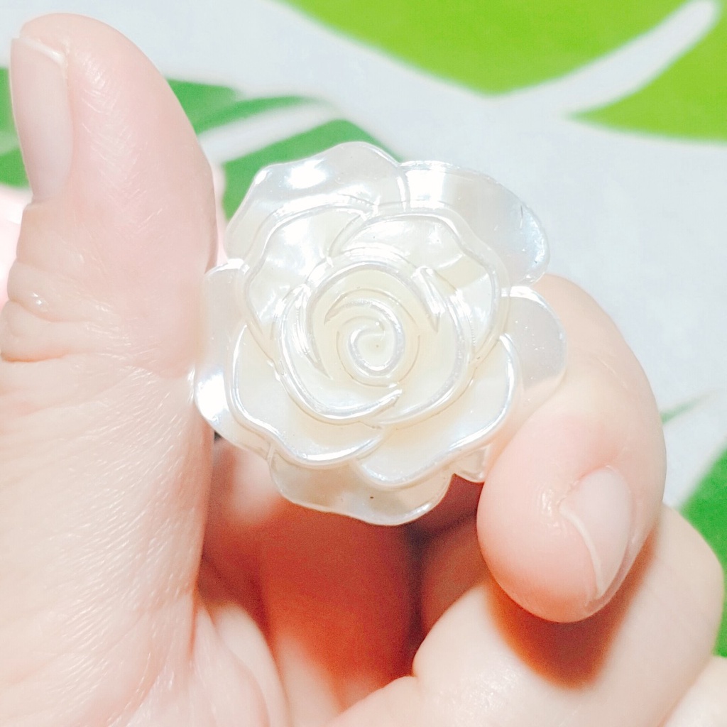[ Mẫu mới] Jibbitz loại nút sticker cài crocs, dép sục, giày cho bé mẫu Rose/ hoa hồng đẹp xịn cỡ 3cm