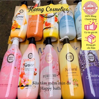 Sữa tắm mềm mịn da HAPPY BATH 900ml, Sữa tắm dưỡng ẩm dưỡng da,hương thơm dịu nhẹ ,mang đến 1 làn da mềm mại