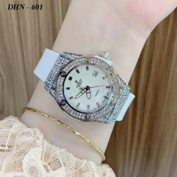 [Free Ship]  [Hộp hãng hublot - Bảo hành 12th] Đồng hồ nữ Hublot - Bản nam nữ đính đá siêu cấp sang chảnh - 36mm | BigBuy360 - bigbuy360.vn