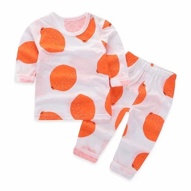 [Ảnh thật]Set 5 Bộ Quần Áo Dài Tay Cotton 2 Chiều Hè Thu Cho Bé (Hàng Việt Nam)