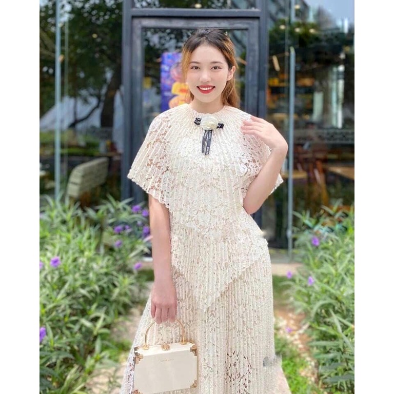 Đầm Ren Dập Ly Siêu Xinh