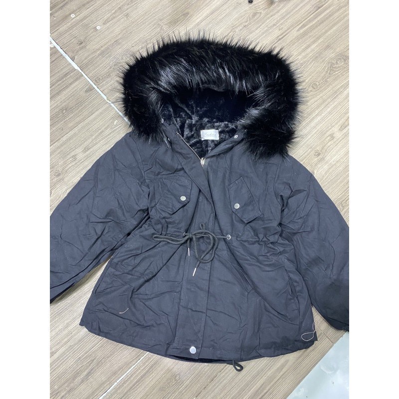 Áo khoác kaki mũ lông cao cấp. | BigBuy360 - bigbuy360.vn