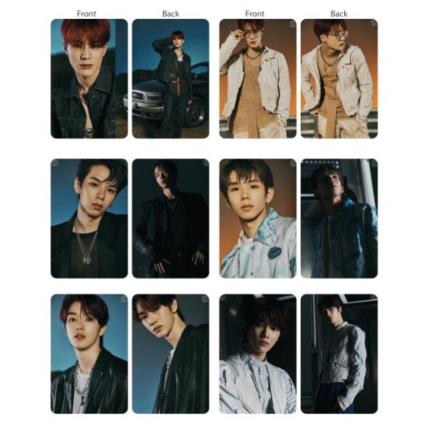 Set thẻ card nhựa NCT 2020 - RESONANCE Pt.1 in 2 mặt bo góc 2809