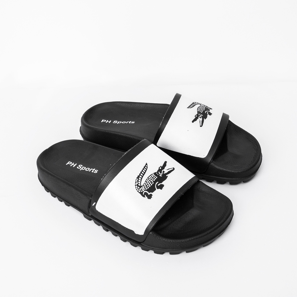 Dép quai ngang nam, nữ siêu nhẹ cá sấu LC D41